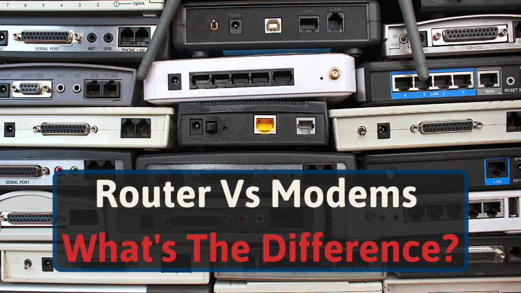 router vs modem router