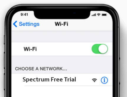 Spectrum Free Trial access point