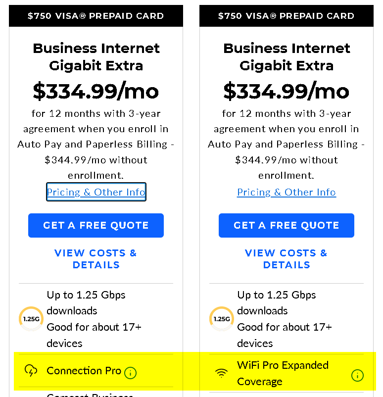 Xfinity Business Deals and Promotions