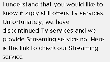 Ziply Fiber TV Not Available Anymore